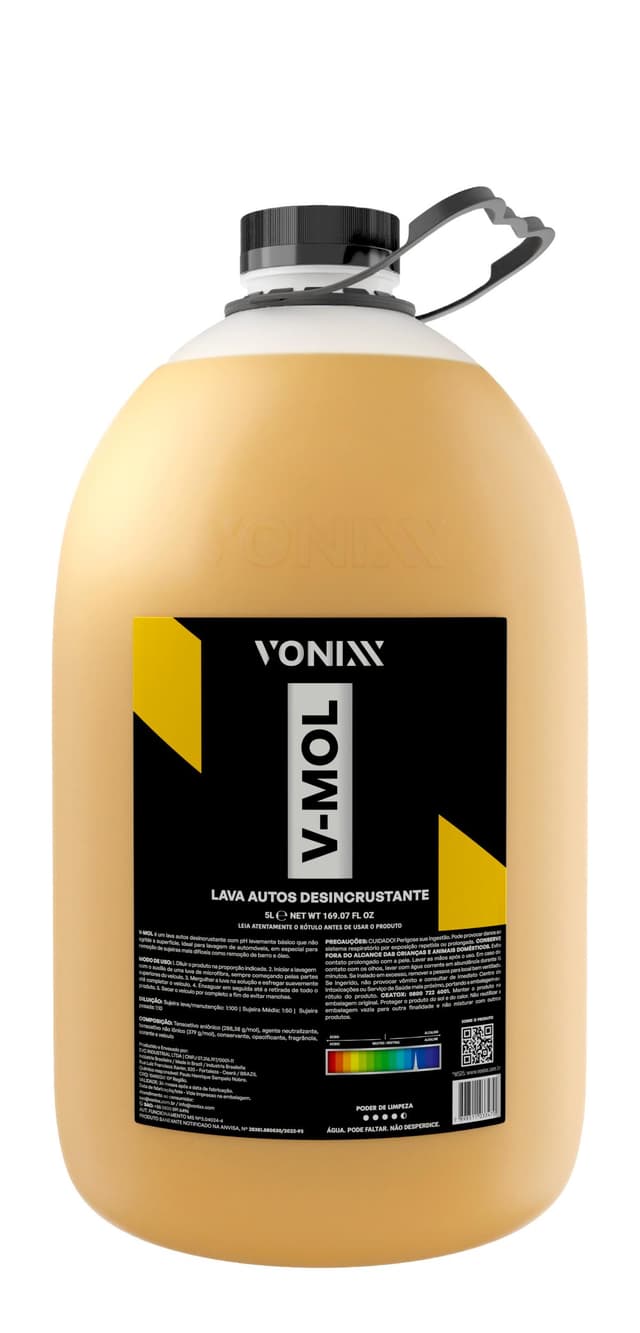 Produto V-MOL 5L da marca VONIXX disponível na APARBS em Porteirinha MG