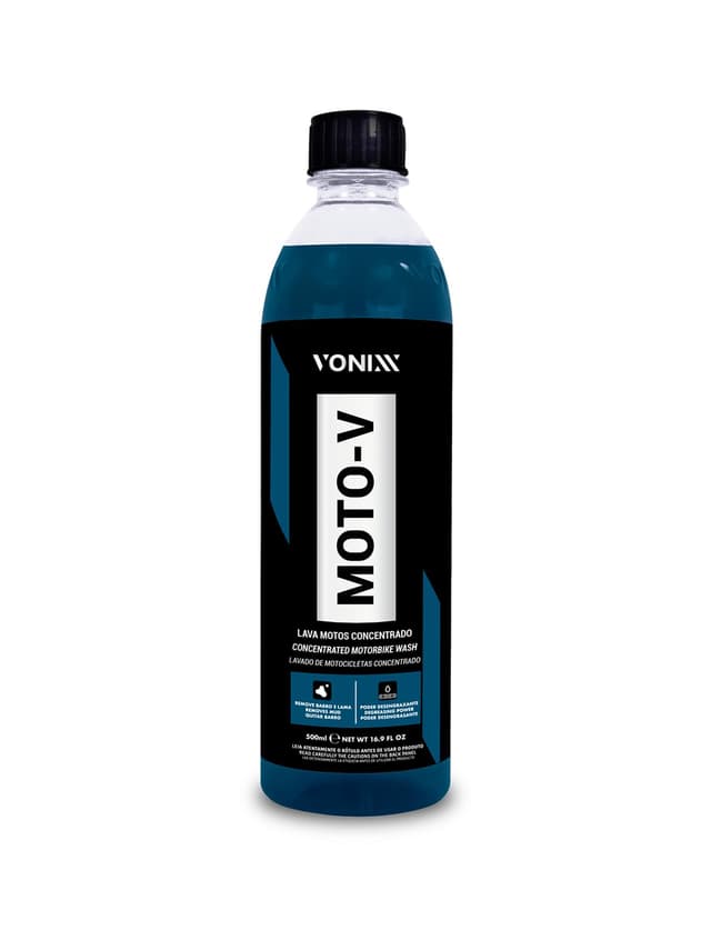 Produto MOTO-V LAVA MOTOS 500ML da marca VONIXX disponível na APARBS em Porteirinha MG